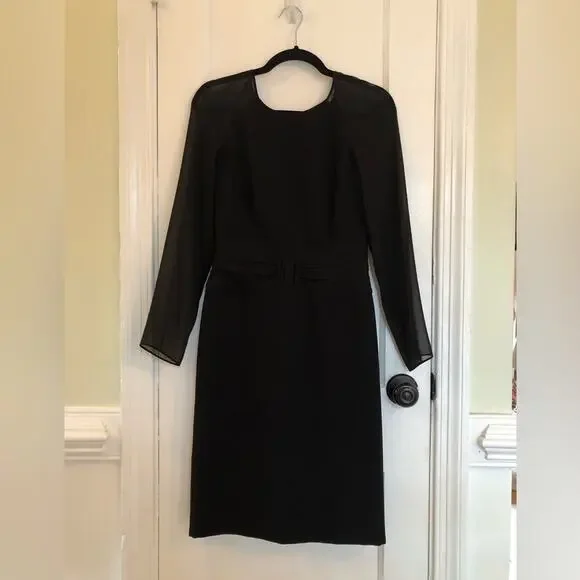 blue dress for baby girl 90s Giorgio Armani Black Mini Cocktail Dress